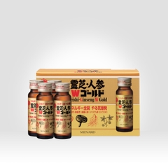 (Mua 1 Tặng 1) Menard Reishi Ginseng - Nước Sâm Linh Chi Phục Hồi Thể Lực Nhanh (10 Lọ x 50ml)