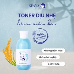 Keana - Nước Hoa Hồng Cám Gạo Dưỡng Ẩm Se Khít Lỗ Chân Lông Keana 200ml