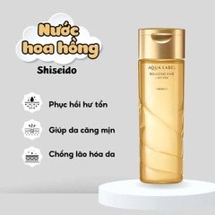 Shiseido - Nước Hoa Hồng Shiseido Aqualabel Cấp Ẩm Chống Lão Hóa 200ml (Vàng)
