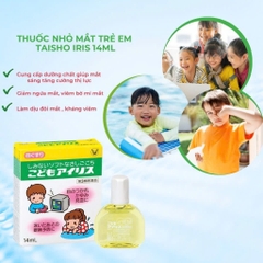 Taisho - Nước Nhỏ Mắt Taisho Iris 14ml Chống Bức Xạ Máy Tính, Tivi, Điện Thoại Cho Bé 14ml