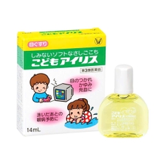 Taisho - Nước Nhỏ Mắt Taisho Iris 14ml Chống Bức Xạ Máy Tính, Tivi, Điện Thoại Cho Bé 14ml
