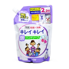 LION_Nước rửa tay tạo bọt Lion dạng túi hương hoa hồng