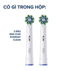 Oral-B - Set 2 Đầu Bàn Chải Điện Thay Thế Oral-B Nhật Bản Mẫu 1 CrossAction