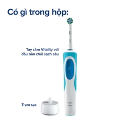 Oral-B - Bàn Chải Đánh Răng Điện Oral-B Braun Japan Cross Action (Kèm Sạc Điện)