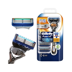 P&G - Set Dao Cạo Râu Gillette Fusion 5 Lưỡi Kép (1 Thân + 6 Đầu Thay Thế) Mẫu 2