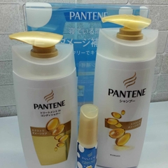 Pantene - Bộ Dầu Gội Xả Pantene Set 3 Màu Xanh Dương (450ml+ 450ml+30ml)