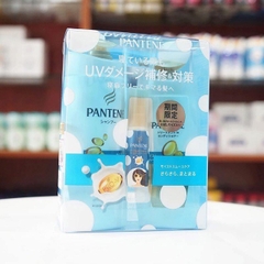 Pantene - Set Dầu Gội Dầu Xả Pantene Màu Xanh Chống Hư Tổn Từ Tia UV (450ml+450ml+30ml)