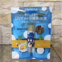 Pantene - Set Dầu Gội Dầu Xả Pantene Màu Xanh Chống Hư Tổn Từ Tia UV (450ml+450ml+30ml)