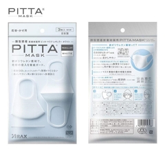 Pitta - Khẩu Trang Pitta Mask Nội Địa Nhật Màu Trắng (Set 3 Chiếc)