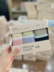 Gu Uniqlo - Set 6 Chiếc Quần Chip Gu Uniqlo Nhật Bản (Size M)
