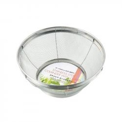 Rổ tròn đáy sâu Inox Echo 22cm - Hàng Nhật nội địa