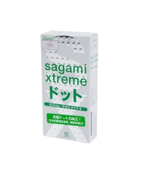 Sagami - Bao Cao Su Sagami Xtreme White Loại Gân Gai 0.03 - 10 Chiếc