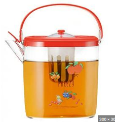 Bình uống nước kèm lọc trà 1,2L (nắp đỏ)