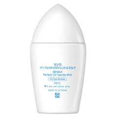 Senka - Kem Chống Nắng Cho Da Nhạy Cảm Perfect UV Gentle Milk SPF50+ PA++++