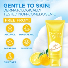 Senka - Sữa Rửa Mặt VITC Dưỡng Trắng Mờ Thâm Senka