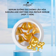 Sakura Beauty - Serum Dưỡng Da, Chống Lão Hóa Sakura Age Defying DNA Repair Serum Hộp 7 viên