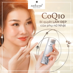 Sakura Beauty - Serum Dưỡng Trắng Chống Lão Hóa Sakura Placenta CoQ10