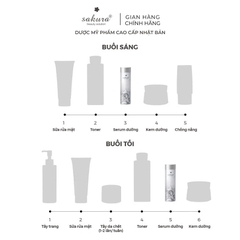 Sakura Beauty - Serum Dưỡng Trắng Chống Lão Hóa Sakura Placenta CoQ10
