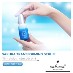 Sakura Beauty - Serum Trị Nám Trắng Da Cao Cấp Ban Đêm Sakura Tranforming Serum New