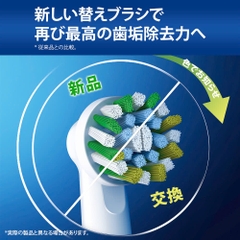 Oral-B - Set 2 Đầu Bàn Chải Điện Thay Thế Oral-B Nhật Bản Mẫu 1 CrossAction