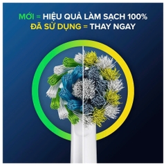 Oral-B - Set 2 Đầu Bàn Chải Điện Thay Thế Oral-B Nhật Bản Mẫu 1 CrossAction