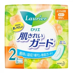 KAO - Set 2 Gói Băng Vệ Sinh Ban Ngày Laurier Không Cánh 20,5cm (56 Miếng)