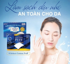 S Select - Set 2 Hộp Bông Tẩy Trang Cotton Puff Nhật Bản (80 cái/hộp)