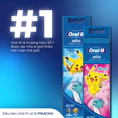 Oral-B - Set 2 Đầu Bàn Chải Điện Thay Thế Oral-B Kid Nhật Bản
