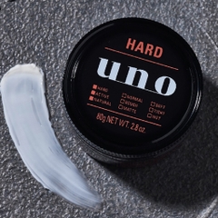 Shiseido - Gel Vuốt Tóc Uno Hard 80g Tạo Kiểu Và Giữ Nếp Tóc Tự Nhiên