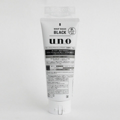 Shiseido - Sữa Rửa Mặt Tạo Bọt Làm Sạch Bã Nhờn, Bụi Bẩn UNO Whip Wash Black 130gr