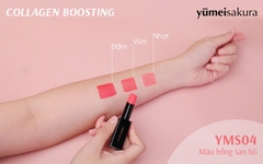 Yameisakura - Son Dưỡng YumeiSakura Collagen YMS04 Coral Pink (Hồng san hô)