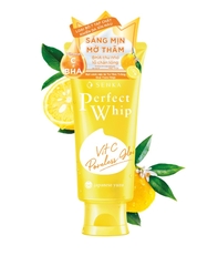Senka - Sữa Rửa Mặt Bổ Sung Vitamin C + BHA Dưỡng Sáng Da Mờ Thâm