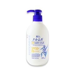 Hatomugi - Sữa Dưỡng Thể Chống Nắng SPF 50+ 250ml Nhật Bản