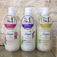 DOVE_Sữa Tắm Dưỡng Ẩm Trắng Da Dove Botanical Selection 500G hương hoa hồng