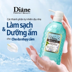 Moist Diane - Sữa Tắm Tinh Dầu Moist Diane Botanical Refresh & Moist Body Soap Hương Bạc Hà 500ml