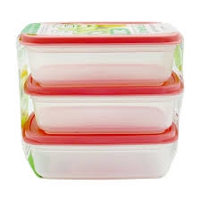 Hộp nhựa nắp dẻo 2200ml nắp xanh