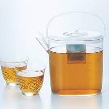 Bình uống nước kèm lọc trà 1,2L (nắp trắng)