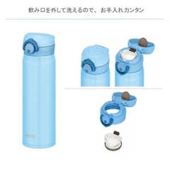 ​Thermos - Bình Giữ Nhiệt Xanh Dương 500ml