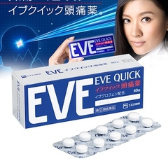 Eve Quick - Thuốc Giảm Đau Hạ Sốt Eve Quick Nhật Bản 40 Viên