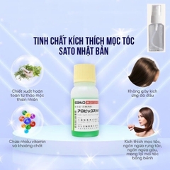 Sato - Tinh Chất Thảo Dược Kích Thích Mọc Tóc Sato Arovics Solutions 5% 30ml