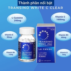Transino - Viên Uống Trắng Da Trị Nám Transino White C 240 Viên