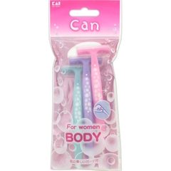 KAI - Dao Cạo Cho Nữ KAI Dành Cho Cơ Thể Cán Chữ T (3 Cây)