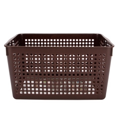 Rổ Nhựa Đa Năng Màu Nâu (33.2X24.4X8.7CM)