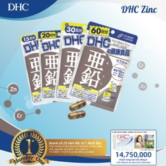 DHC Zinc – Viên Uống Bổ Sung Kẽm, Hỗ Trợ Duy Trì Sức Khỏe 60 ngày