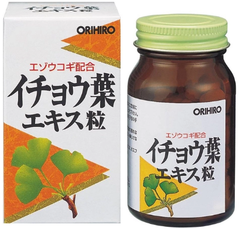 PRIHIRO_Viên uống bổ não Orihiro Ginkgo Biloba 240 viên - Hàng Nhật nội địa