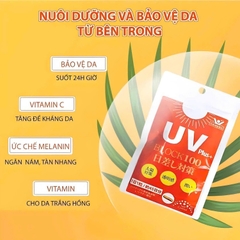 Hayari - Viên Uống Chống Nắng UV Plus+ Block100 Nhật Bản