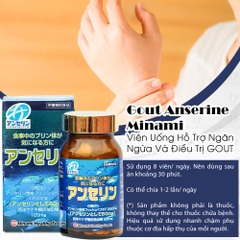 Minami - Viên Uống Hỗ Trợ Điều Trị Gout Nhật Bản Anserine Minami 240 Viên