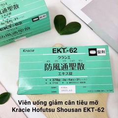 Kracie - Viên Uống Tiêu Mỡ, Giảm Cân Thảo Dược EKT-62 Kracie 378 Viên