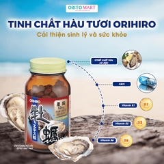 ORIHIRO _ Viên Uống Tinh Chất Hàu Tươi Orihiro Tăng Cường Sinh Lý 120 viên (30 ngày)