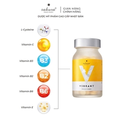 Sakura Beauty - Viên Uống Trắng Da Trị Nám Sakura Vibrant Nhật Bản 150 viên